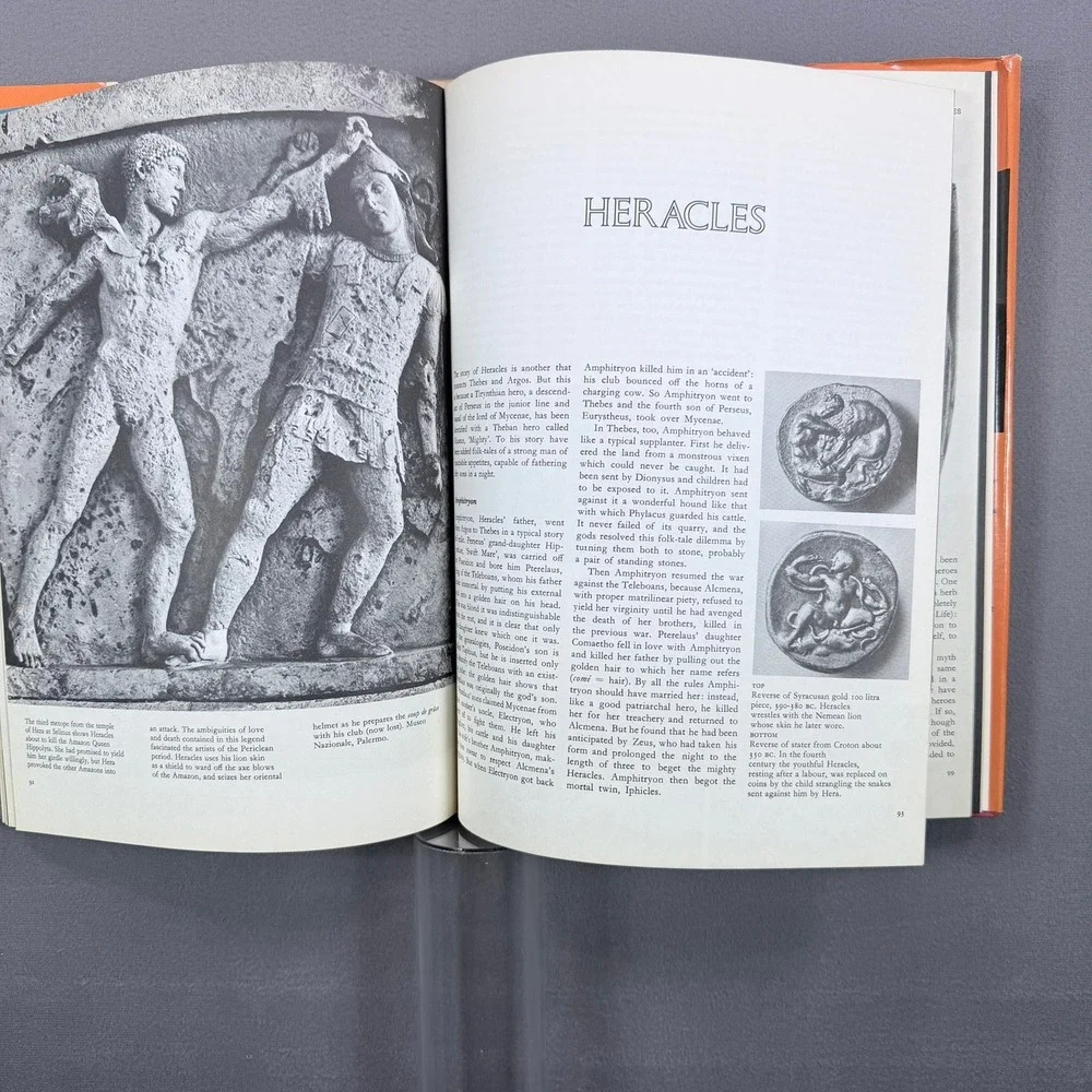 John Pinsent Greek Mythology Hardcover 1973 2nd Impression History Art Book
